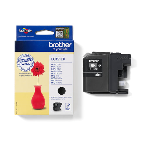 Brother LC121BK ink cartridge 1 pc(s) Original Black Brother LC121BK ink cartridge 1 pc(s) Original Black